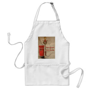Apron With Red Post Box