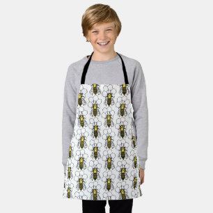 Apron - Yellow and Black Bees 