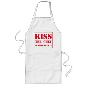 Aprons -Kiss the chef, he deserves it