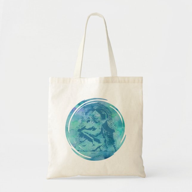 Apsara - Blue Tote Bag (Front)