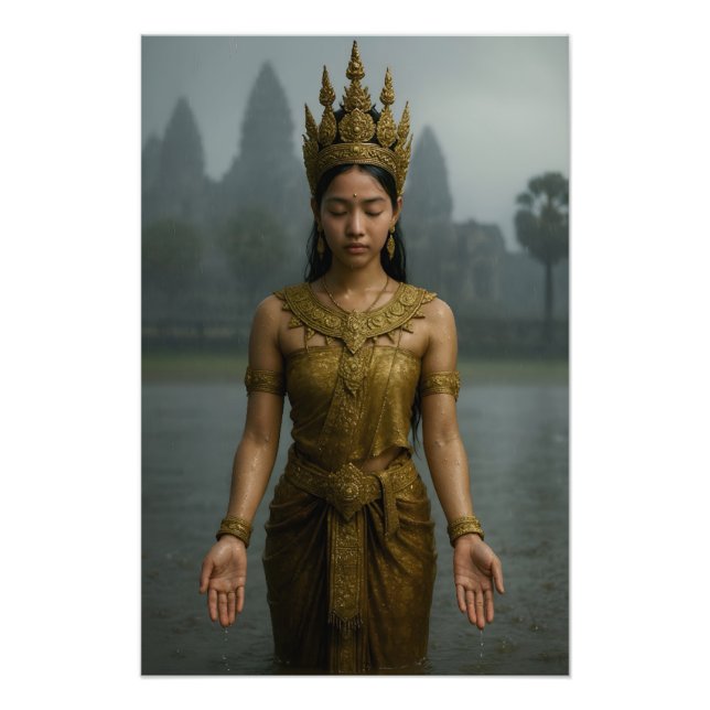 Apsara in the Rain Photo Print (Front)