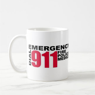 APSD and Dial 9-1-1 logos Coffee Mug