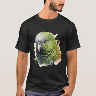 Aptivating Watercolor Kakapo Design Artistic Wildl T-Shirt