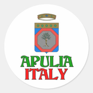 Apulia Italy Classic Round Sticker