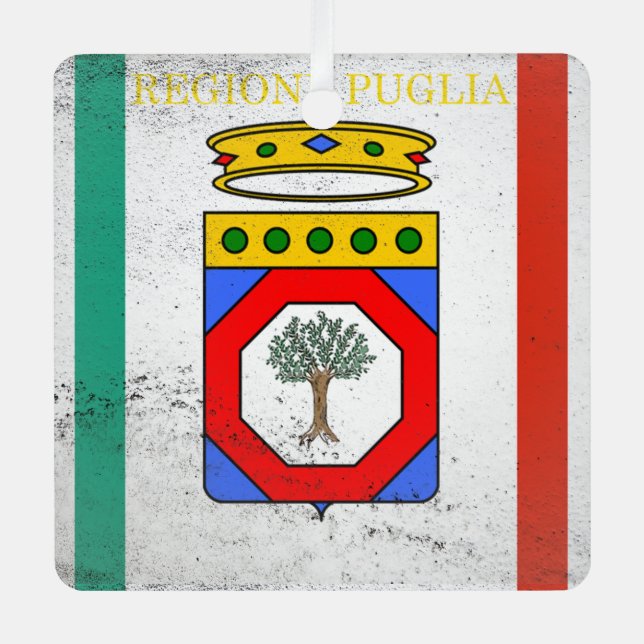 Apulia Metal Tree Decoration (Front)