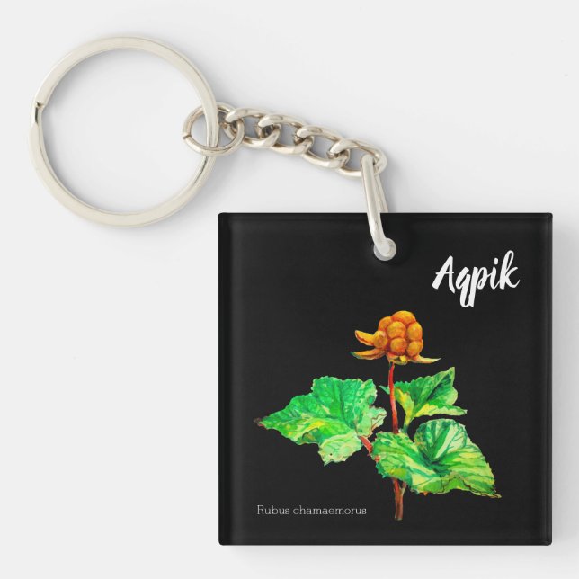 Aqpik, cloudberry key ring (Front)