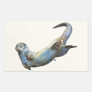 Aqua 2014 rectangular sticker