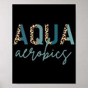 Aqua Aerobics Cheetah print Aqua aerobics gifts