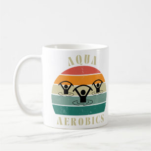aqua aerobics coffee mug