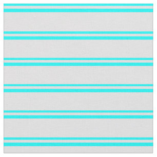 Aqua and Lavender Coloured Pattern of Stripes Fabric