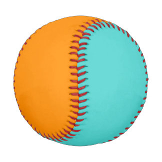 Aqua and Orange Baseball
