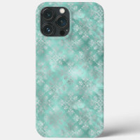 Aqua and Silver Pattern