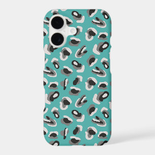 Aqua Animal Print/Camo