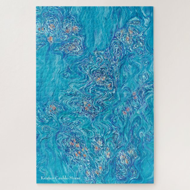 Aqua Azzurro Jigsaw Puzzle (Vertical)