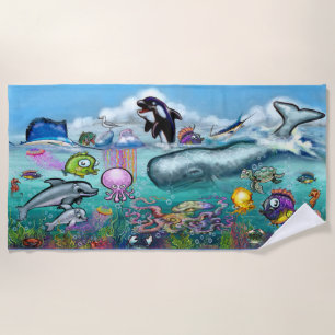 Aqua Babies Beach Towel