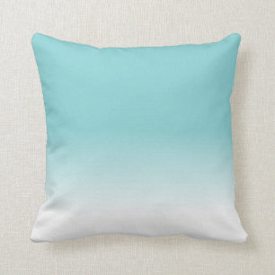 Aqua Blue Colour of 2021 Popular Ombre Cushion