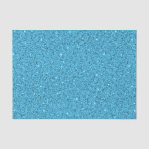 Aqua Blue Glittery Crushed Sea Glass  Tissue Paper