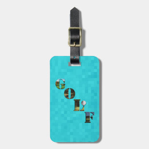 Aqua Blue Golf,  Luggage Tag