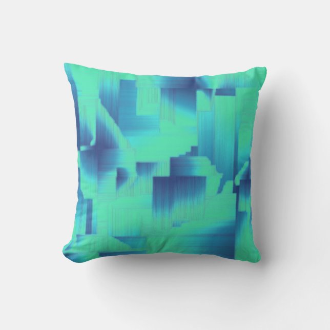 Aqua Blue Halls Cushion (Front)