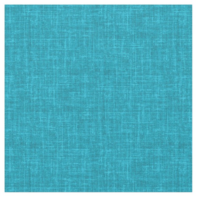 Aqua Blue Linen Fabric (Close Up)