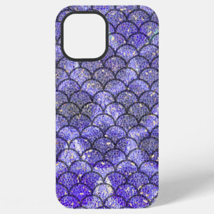Aqua Blue Mermaid Scales iPhone iPad Case