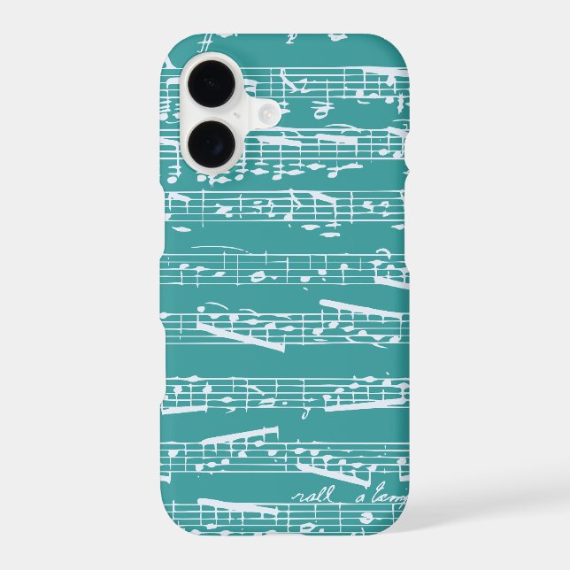 Aqua Blue music notes (Back)