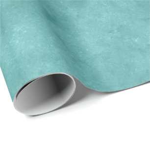Aqua Blue Ocean Marble Molten Pastel VIP Wrapping Paper