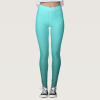 Aqua Blue Teal Turquoise Dipped Ombre