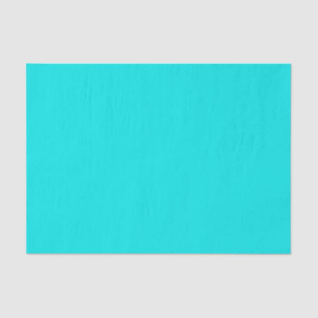 Aqua Blue Tissue Paper (Front)