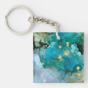 Aqua Brume I Key Ring