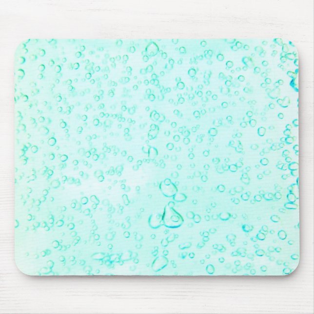 Aqua Bubble Mousepad -Customisable! (Front)