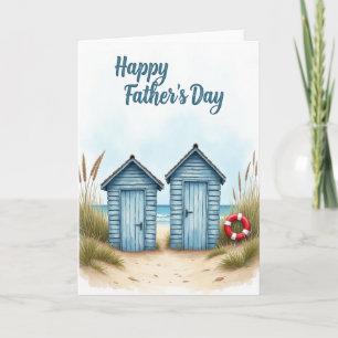 Aqua Cabin Fathers Day Card