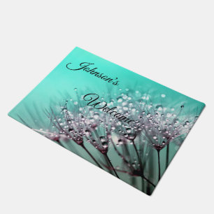 Aqua Cactus Bonsai Bloom Door Mat