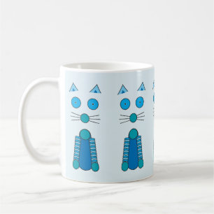 Aqua CAT Coffee Mug
