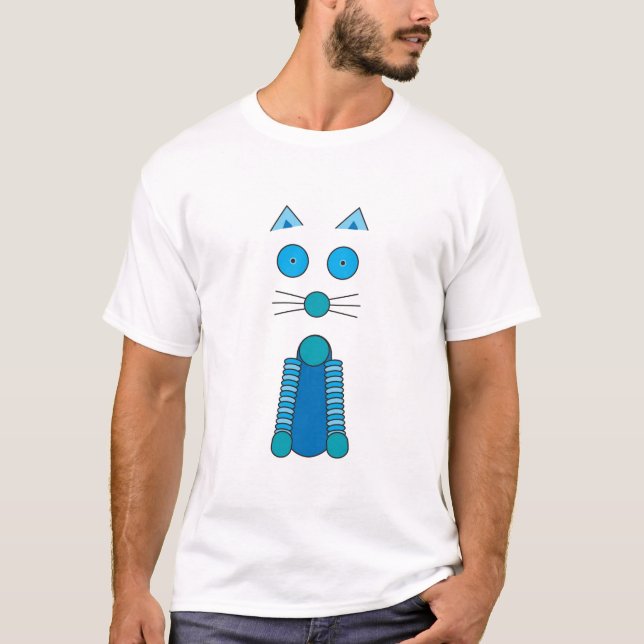 Aqua CAT T-Shirt (Front)