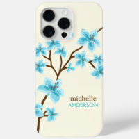 Aqua Cherry Blossoms Tree