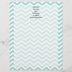 Aqua chevron pattern