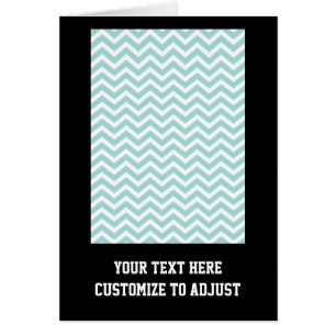 Aqua chevron pattern