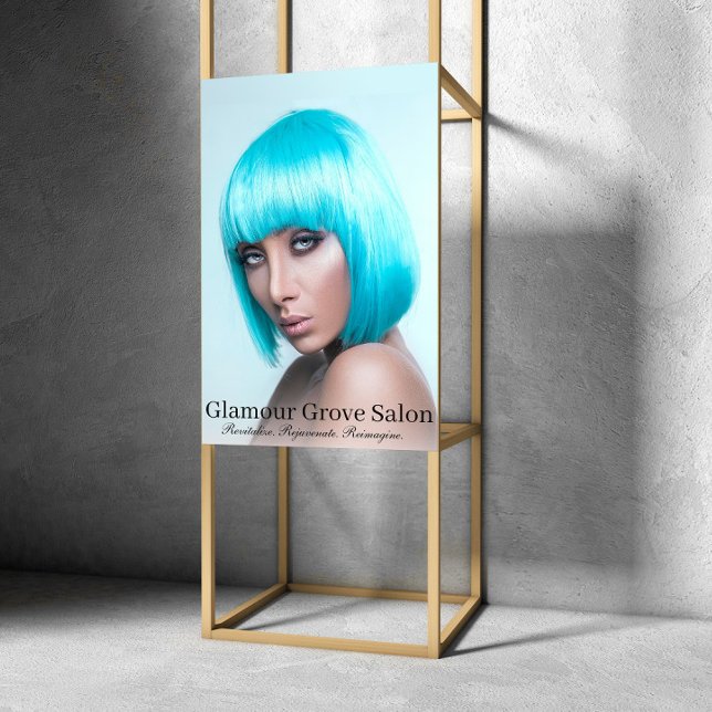Aqua Chic Salon Poster (Creator Uploaded)