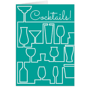 Aqua cocktail party