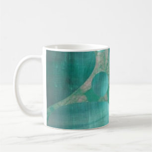 Aqua coffee mug