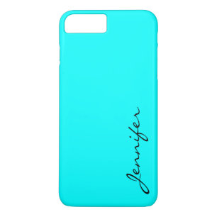 Aqua colour background iPhone 8 plus/7 plus case