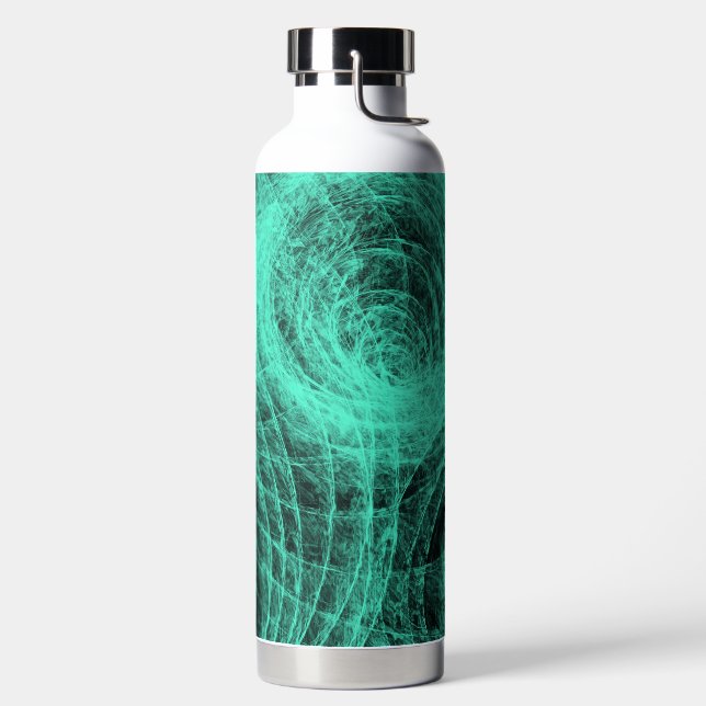 Aqua Complex Pattern - Thor Water Bottle (Left)
