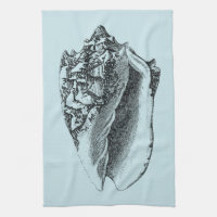 Aqua Conch Shell
