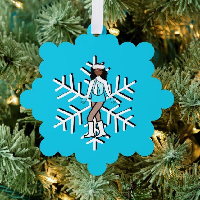 Aqua Dancer Tree Decoration Card (Insitu (Tree))