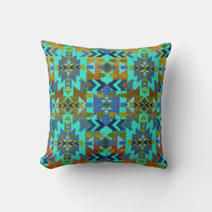 Aqua Daze Southwestern Style Cushion