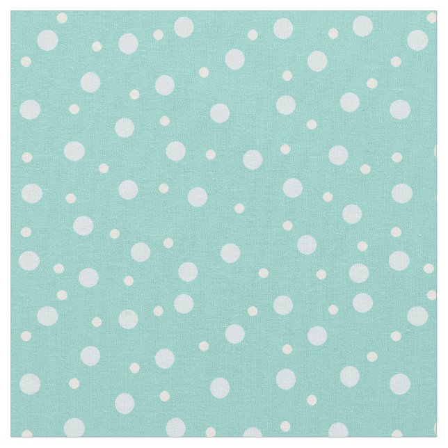Aqua Dots Fabric (Close Up)