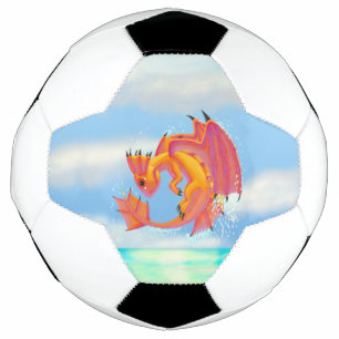 Aqua Dragon Soccer Ball