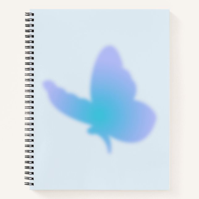 Aqua Dream Butterfly Notebook (Front)