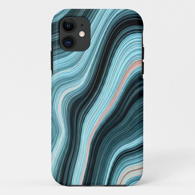 Aqua Drift Case-Mate iPhone Case (Back)